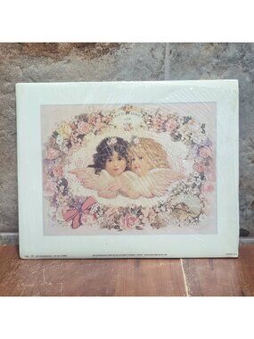 Vintage Unframed Bless Our Home with Love Art Print 1993 Thomas L Cathey